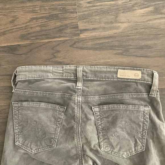 AG the Legging Super Skinny Gray Corduroy Jeans, Size 24R - Picture 4 of 4